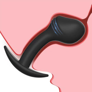 Portable Anal Plug Silicone Butt Plug Anal Sex Toys for Men Prostate Stimulation Masturbation Anal Training Toys with Anchor Bas