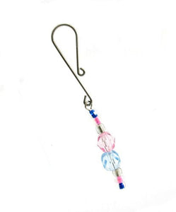 Fresh Clit Luver, Beaded, Pink/Blue