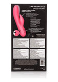 Calexotics California Dreaming San Francisco Sweetheart - Silicone Rabbit Vibrator - Waterproof G Spot Sex Toys For Couples - 10 Vibration Function Massager - Pink