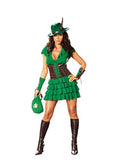 Dreamgirl Womens Robin Hood Costume, Green, Medium