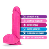 Neo Dual Density Dildo 8In Neon Pink