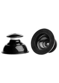 Master Series Plungers Extreme Suction Silicone Nipple Suckers, 1 Count, Black, (AF413)