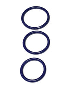 Blue Stainless Steel C-Ring Set - 1.5 1.75'' 2'' ''