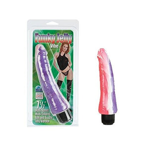 Funky Jelly Vibe 7.5 Inches - Pink/Purple
