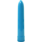 Ladys Mood Plastic Vibrator, Blue, 7 Inch