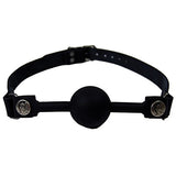 Silicone Ball Gag - Small, Black