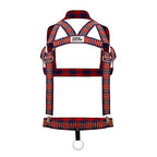 Mp  Elastic Harness With Ring Red 1Sz