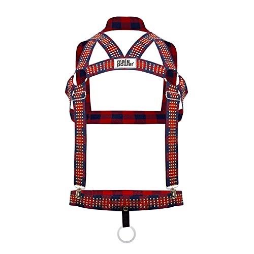 Mp  Elastic Harness With Ring Red 1Sz