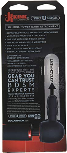 (Wd) Kink Silicone Wand Attach Black