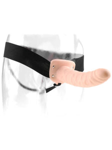 Ff 8In Hollow Strap-On Flesh
