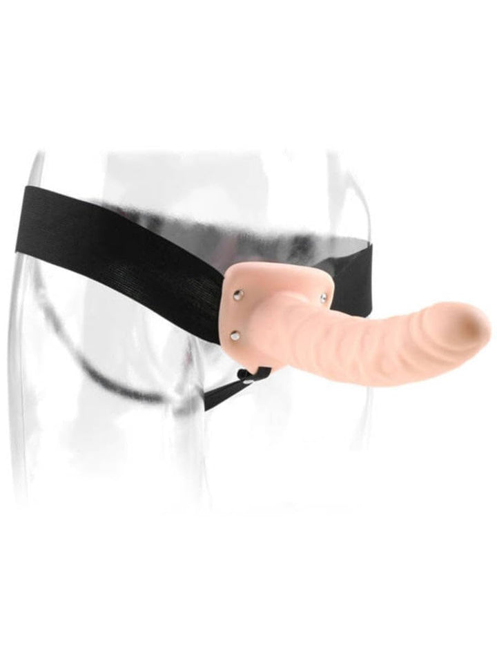 Ff 8In Hollow Strap-On Flesh