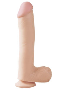 Basix 10In. Dong W/Suction Cup Flesh