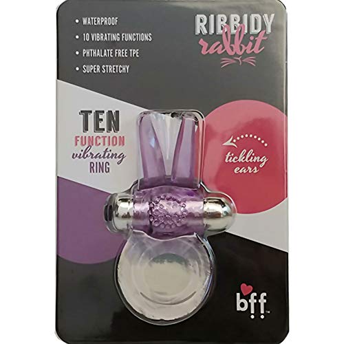 Ribbidy Rabbit Vibrating Cock Ring-Purple