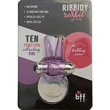 Ribbidy Rabbit Vibrating Cock Ring-Purple