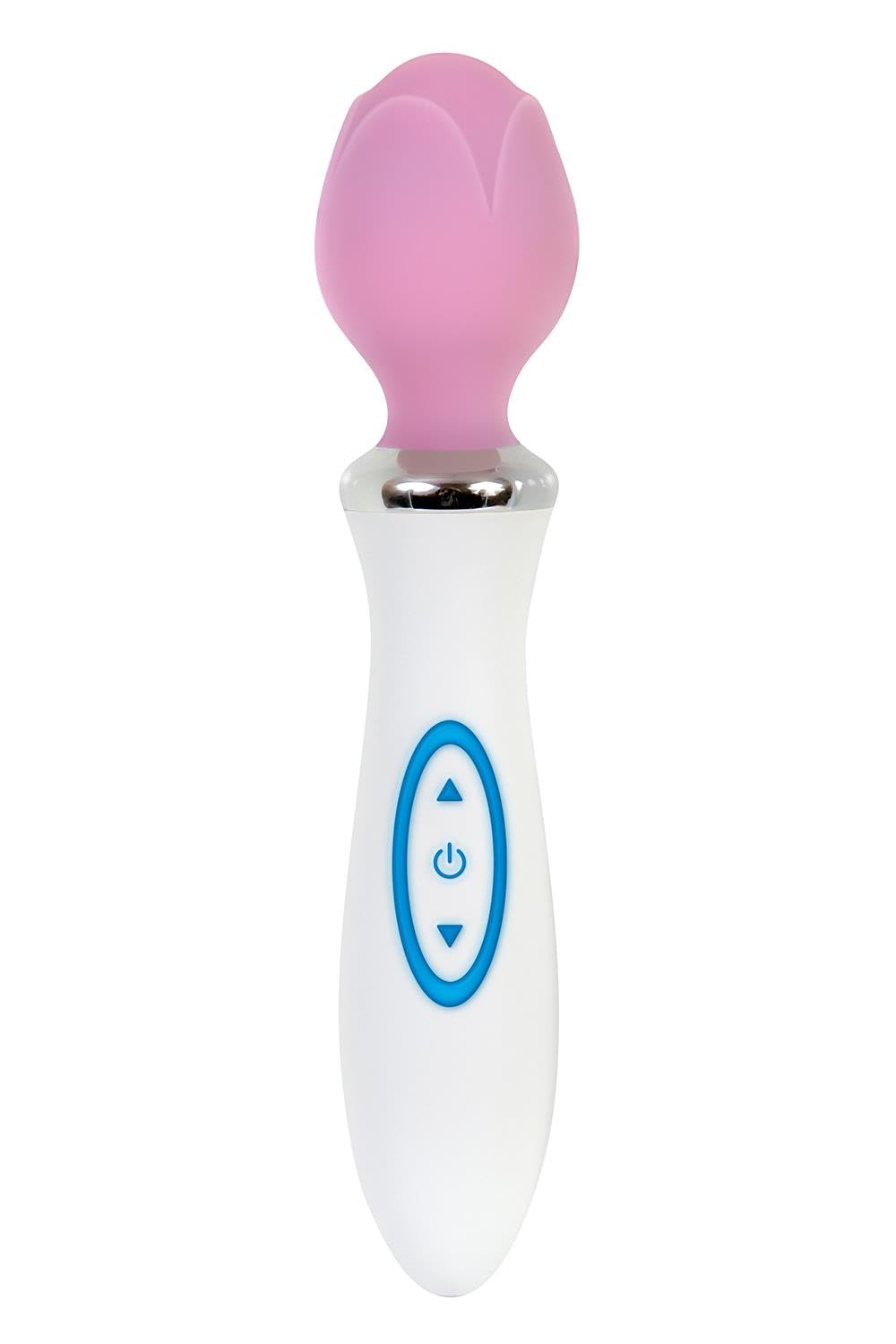 Evolved Novelties Luminous Love Bud Rose Rechargeable Vibrator, Pink, 8.5 Inch