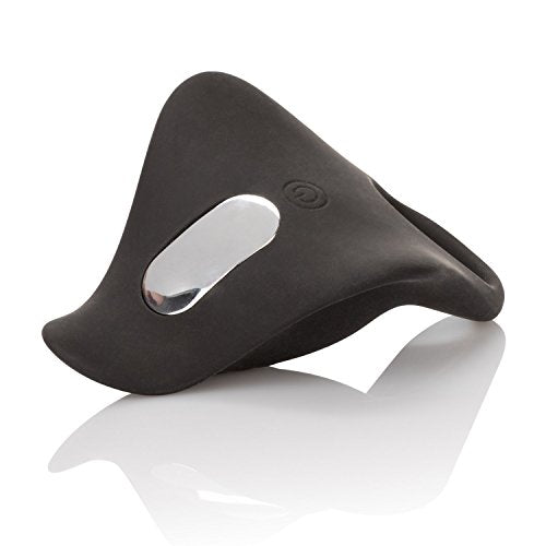 Calexotics Silicone Rechargeable Remote Pleasurizer - 12 Function Vibrating Waterproof Pleasure Ring - Silicone Clitoral Massager Sex Toy For Couples - Black