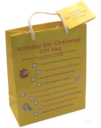Kheper Games Birthday Bar Challenge Gift Bag