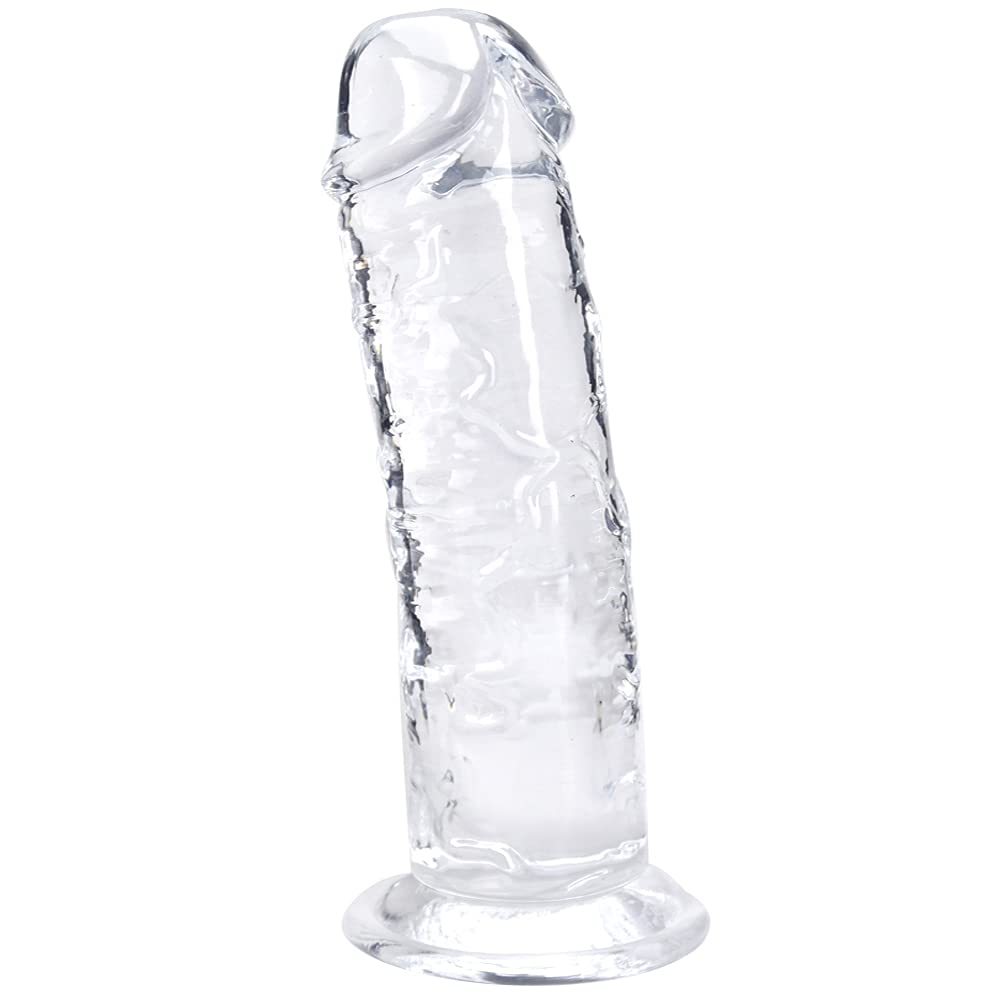 12.5 * 2.3 Inch Huge Dildos Realistic Clear Dildo with Strong Suction Cup Hands-Free Huge Dong Big Size Adult Sex Toy for Women