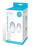 Glas 2Pc Glass Yoni Egg Set