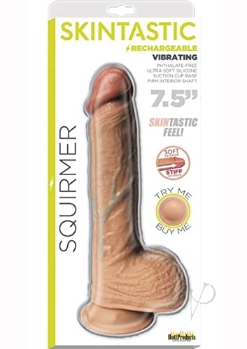 Squirmer - Skintastic Series Rechargeable - 7.5 Inch