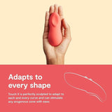We-Vibe Touch X Lay On Vibrator | Vibrating Mini Bullet Sex Toys for Women | Clitoral Stimulator Personal Massager | 8 Intensity
