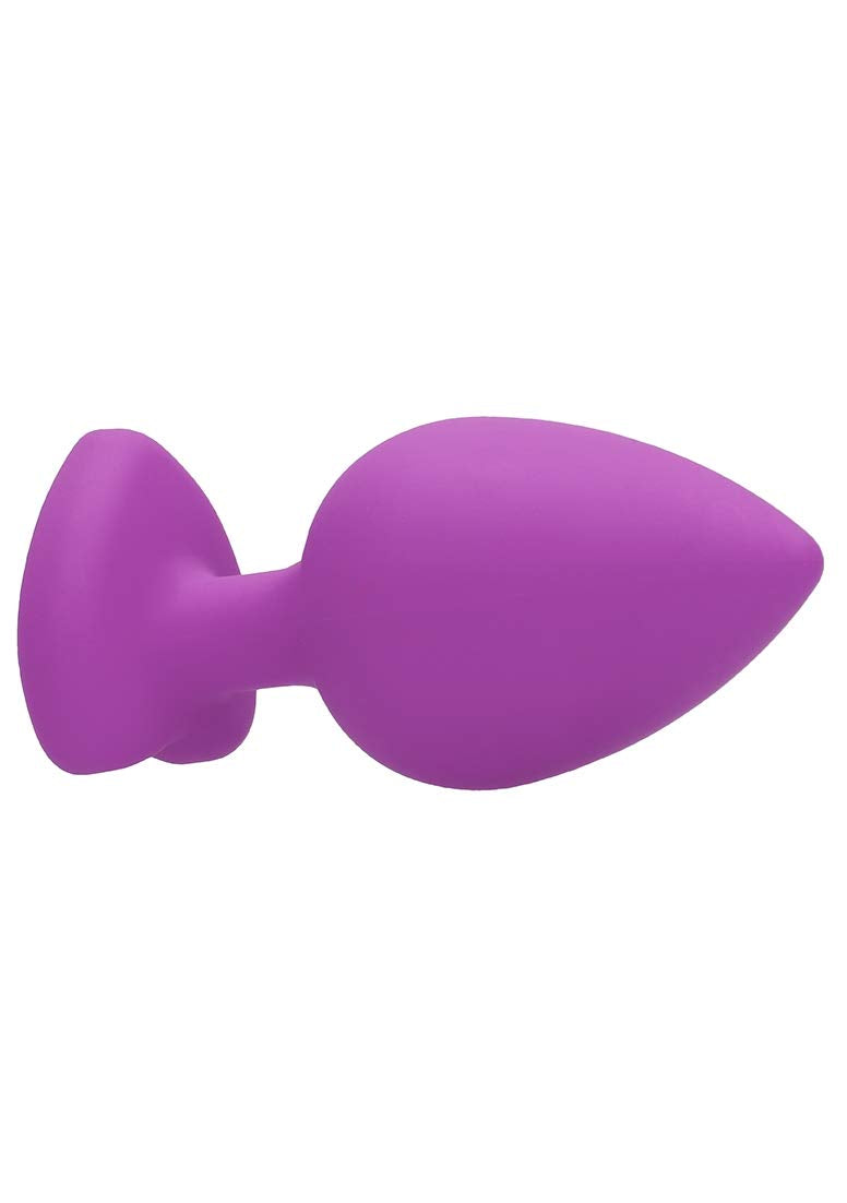 Ouch Flexible Diamond Heart Plug Pur XL
