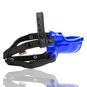 (WD) WATERSPORT STRAP-ON GAG POLICE BLUE (NET)