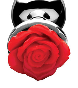 Red Rose Anal Plug - Small