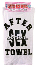 Pipedream After Sex Towel With Header Card, White, Black