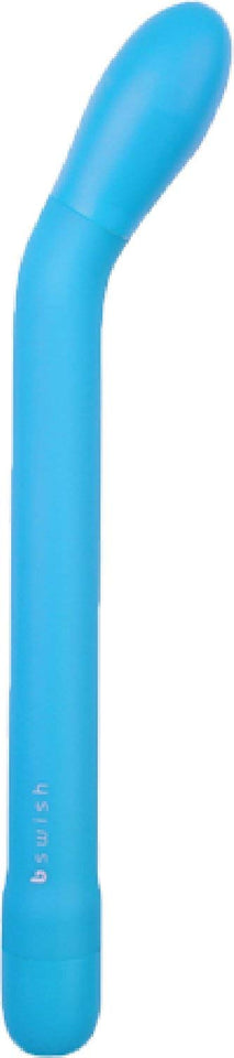 B Swish Bgee Curved Vibrator, Aqua, 7''