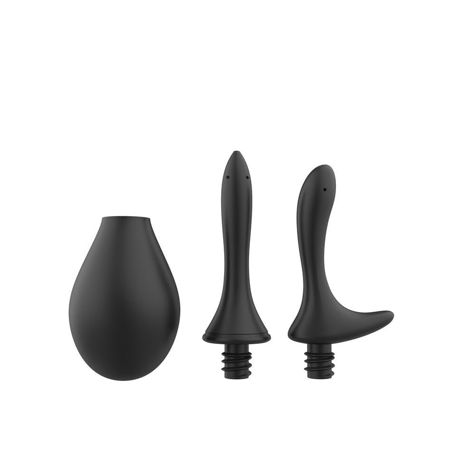 Nexus Anal Douche Set Silicone Black