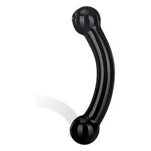 Glas Double Bull Black Dildo