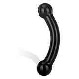 Glas Double Bull Black Dildo
