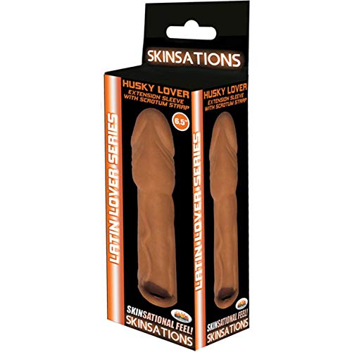 Skinsations Latin Lover Series Husky Lover 6.5 Inch - Brown