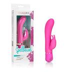 Calexotics Spellbound 7-Function Waterproof Silicone Dual Simulator Dual Motor Bunny Massager Vibrator, Pink