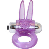 Ribbidy Rabbit Vibrating Cock Ring-Purple
