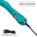 Calexotics Enchanted Lover Massager - Waterproof Vibrator Toys For Couples - Adult Sex Clitoral G Spot Rabbit Massager - Teal