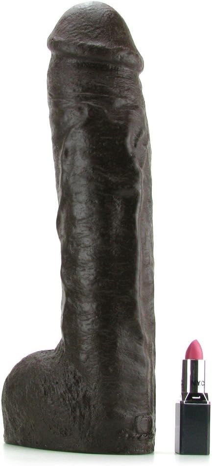 Doc Johnson Vaculock  Hung  Made Of R5 Pvc  12 Inch Dildo With Massive 85 Inches Of Girth  Fmachine And Harness Compatib