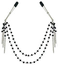 (Wd) Sincerely Black Jeweled N Clips