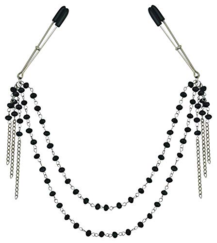 (Wd) Sincerely Black Jeweled N Clips