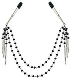 (Wd) Sincerely Black Jeweled N Clips