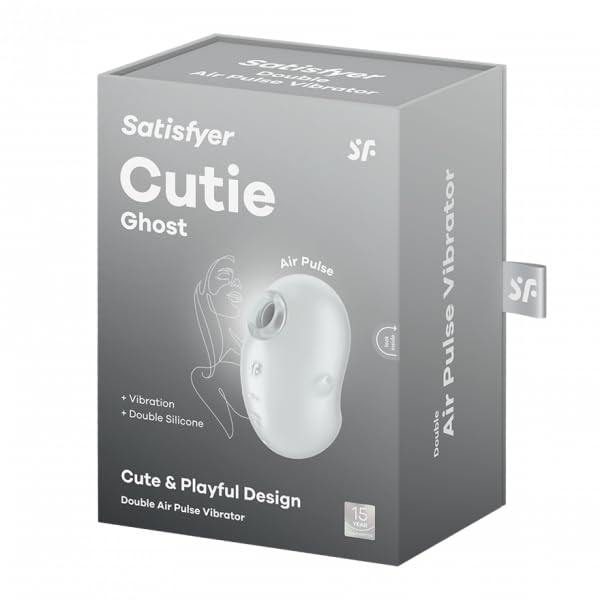 Satisfyer Cutie Ghost Vibrator Sex Toy | Adult Toys For Women | Clitoral Stimulation Vibrator | Vibrating Sexual Pleasure Device