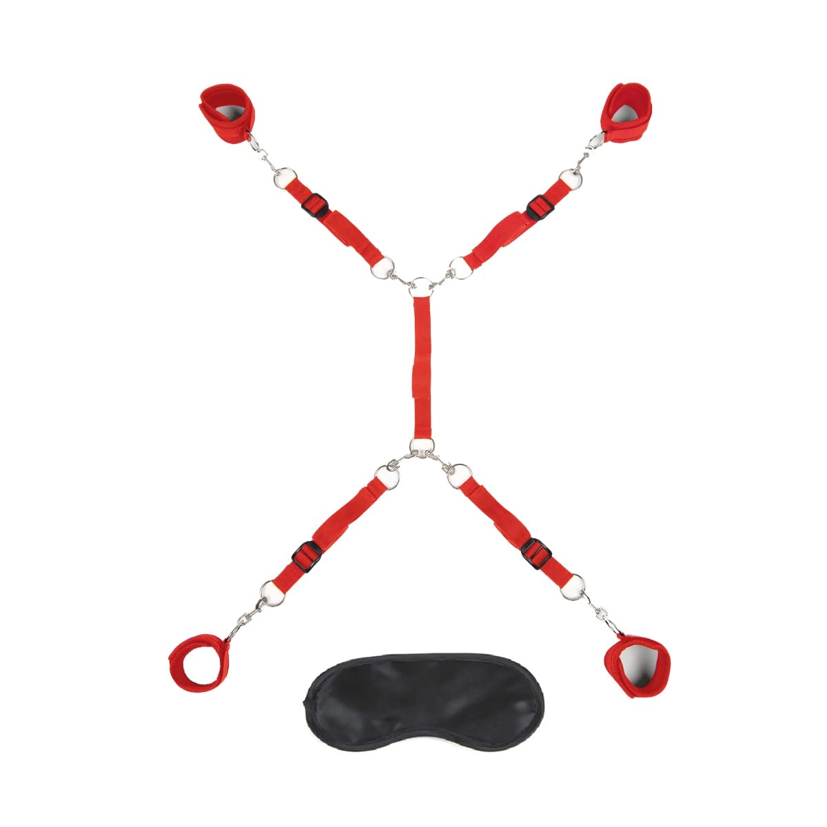 Lux Fetish 7 Pc Bed Spreader Red