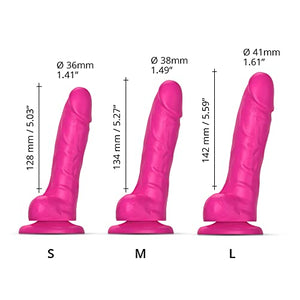 Strap-On-Me Slid Skin Real Dildo M Fush