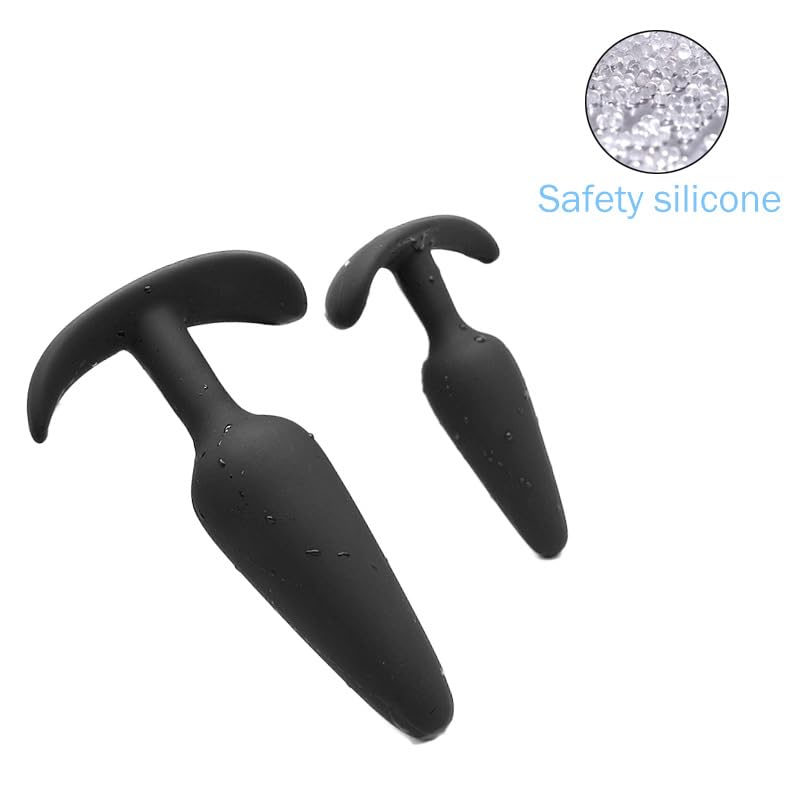 for Comfortable Long-Term Wear Silicone Anal Plug ,3Pcs Training Set/Anal Sex Trainer /Prostate Massage Anus Dilator Anal Ball f