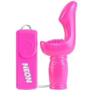 (D) Neon Sexy Snuggler Pink Vibrator