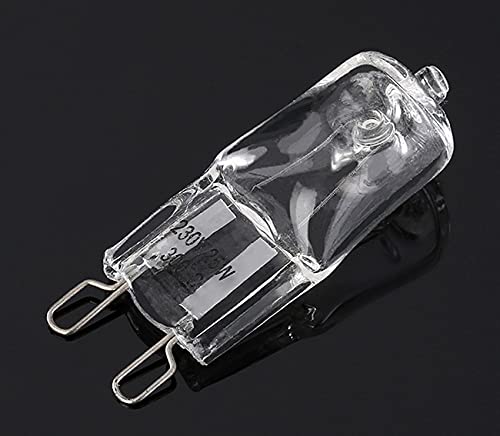 Shuohui G9 230 V 20 W Halogen Bulb Halogen Light Bulb Halopin Clear Replacement For Beam Angle Warm White 2700 K Pack Of 10