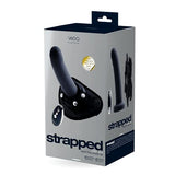 Vedo Strapped Rechargeable Strap On Just Black
