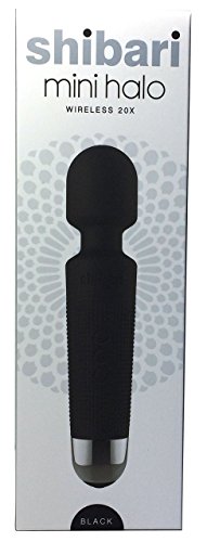 Mini Halo The Original Compact Power Wand Massager  Wireless  20X Multispeed Vibrations Black
