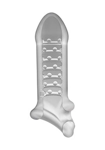 Doc Johnson Optimale - Ultraskyn Extender With Ball Strap - Thin, Frost